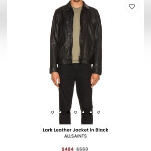 ALL SAINTS LARK LEATHER JACKET